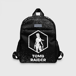 Детский рюкзак Tomb Raider с потертостями на темном фоне