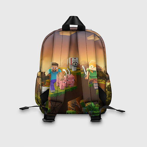 Детский рюкзак Алексей Minecraft / 3D-принт – фото 2