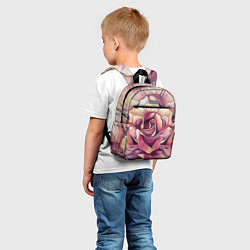 Детский рюкзак Крупная роза маслом, цвет: 3D-принт — фото 2