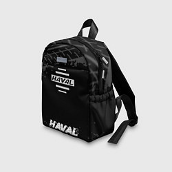 Детский рюкзак Haval speed шины на темном: символ, надпись, цвет: 3D-принт — фото 2