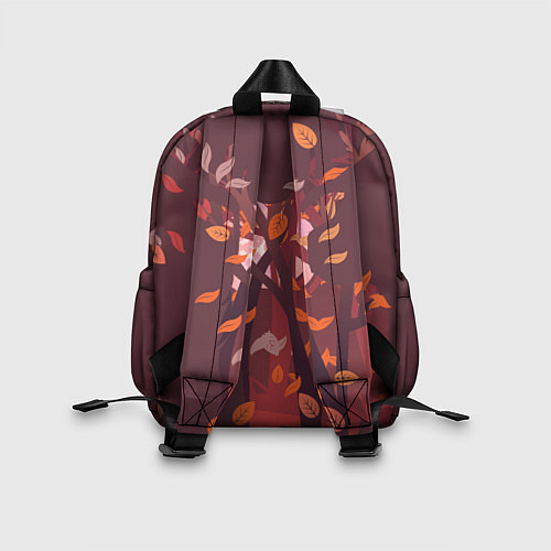 Детский рюкзак Осенний олень с птицей / 3D-принт – фото 2