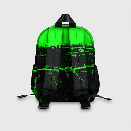 Детский рюкзак Monster energy green neon / 3D-принт – фото 2