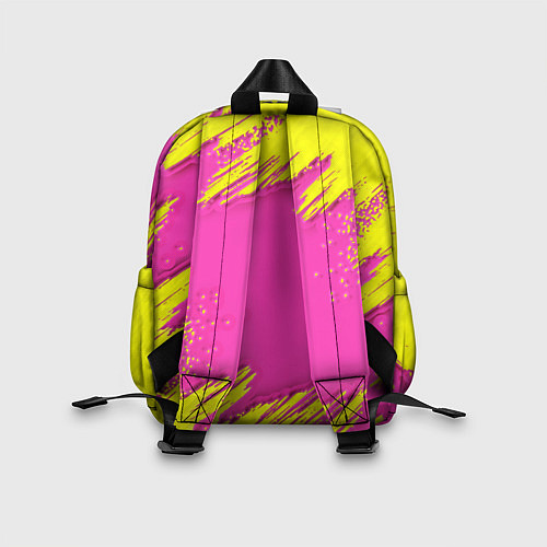 Детский рюкзак PUBG yellow / 3D-принт – фото 2