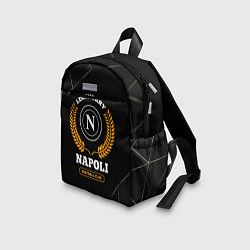 Детский рюкзак Лого Napoli и надпись legendary football club на т, цвет: 3D-принт — фото 2