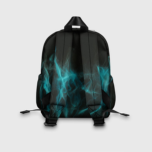 Детский рюкзак Абстрактный голубой дым / 3D-принт – фото 2
