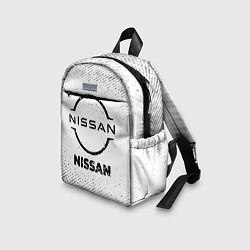 Детский рюкзак Nissan с потертостями на светлом фоне, цвет: 3D-принт — фото 2
