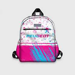 Детский рюкзак Peugeot neon gradient style: символ сверху