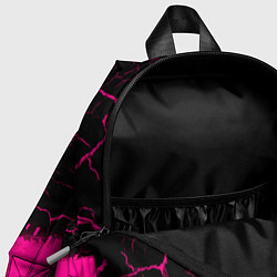 Детский рюкзак The Witcher - neon gradient: символ сверху, цвет: 3D-принт — фото 2