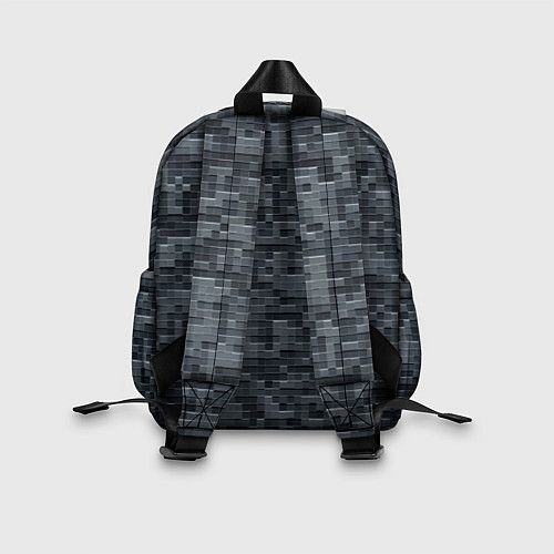 Детский рюкзак Пиксельный паттерн - минимализм / 3D-принт – фото 2