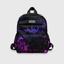 Детский рюкзак Evangelion neon logo, цвет: 3D-принт