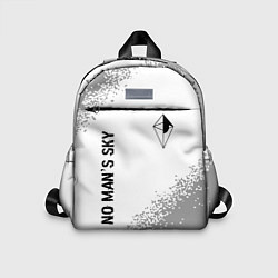 Детский рюкзак No Mans Sky glitch на светлом фоне: надпись, симво, цвет: 3D-принт