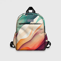 Детский рюкзак Акварельная нарисованная абстракция, цвет: 3D-принт