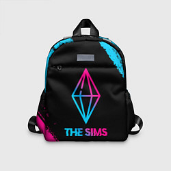 Детский рюкзак The Sims - neon gradient, цвет: 3D-принт