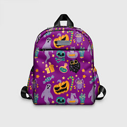 Детский рюкзак Happy Halloween - holiday pattern, цвет: 3D-принт