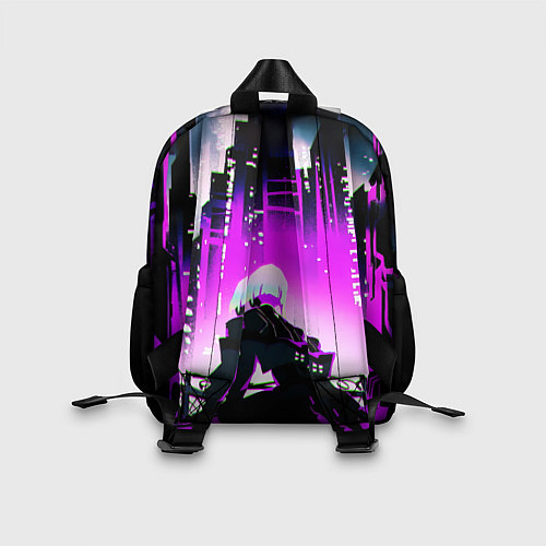 Детский рюкзак Люси из аниме Cyberpunk Edgerunners / 3D-принт – фото 2