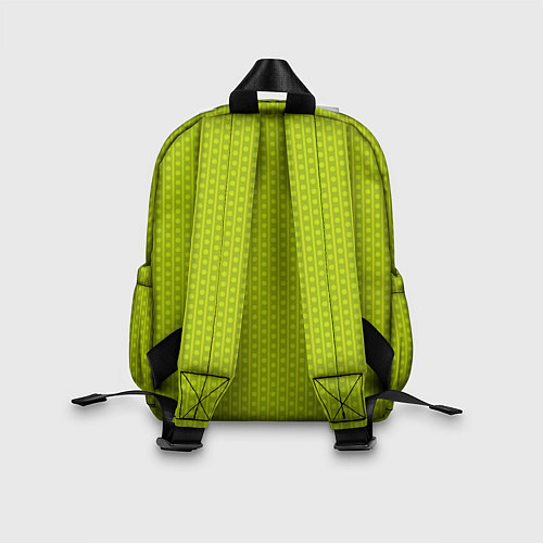 Детский рюкзак Зеленый горошек абстракция / 3D-принт – фото 2