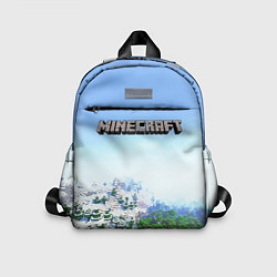 Детский рюкзак Зимний пейзаж - Майнкрафт, цвет: 3D-принт