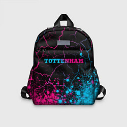 Детский рюкзак Tottenham - neon gradient: символ сверху, цвет: 3D-принт