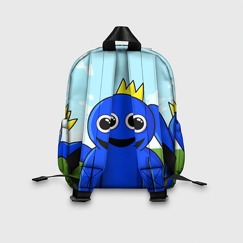 Детский рюкзак Blue: Rainbow Friends / 3D-принт – фото 2