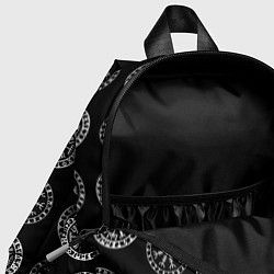 Детский рюкзак Vegvisir and Aegishjalmur Helm of Awe Black, цвет: 3D-принт — фото 2