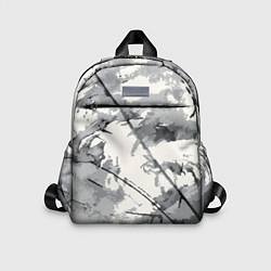 Детский рюкзак Белый мрамом, цвет: 3D-принт