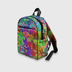 Детский рюкзак Узоры из разноцветных звёзд, цвет: 3D-принт — фото 2