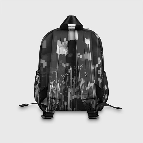 Детский рюкзак Чёрный брутальный Шевроле / 3D-принт – фото 2