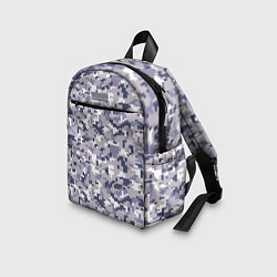 Детский рюкзак Камуфляж ACUpat серый пиксель, цвет: 3D-принт — фото 2