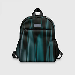 Детский рюкзак Абстрактные волны в темноте, цвет: 3D-принт
