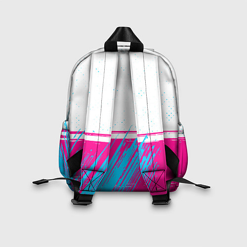 Детский рюкзак Roma neon gradient style: символ сверху / 3D-принт – фото 2
