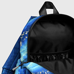 Детский рюкзак Расплескалась синева абстракция, цвет: 3D-принт — фото 2