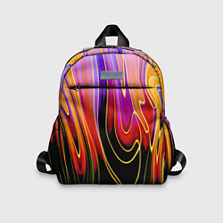Детский рюкзак Абстракция сияние, цвет: 3D-принт