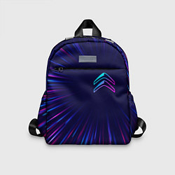 Детский рюкзак Citroen neon speed lines, цвет: 3D-принт