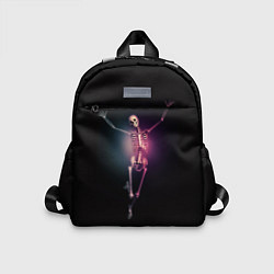 Детский рюкзак Скелет в неоновом свете, цвет: 3D-принт