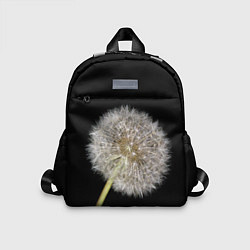 Детский рюкзак Одуванчик на черном фоне