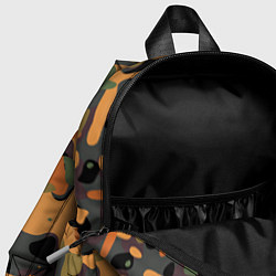 Детский рюкзак Камуфляж осенний лес, цвет: 3D-принт — фото 2