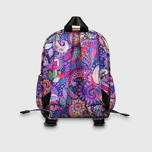 Детский рюкзак Multi-colored colorful patterns / 3D-принт – фото 2