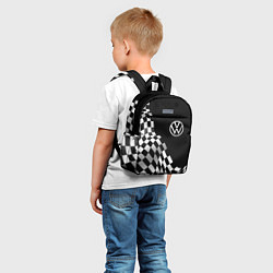 Детский рюкзак Volkswagen racing flag, цвет: 3D-принт — фото 2