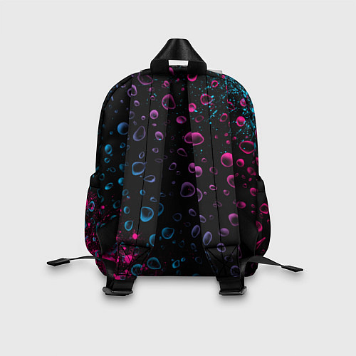 Детский рюкзак Dongfeng - neon gradient: надпись, символ / 3D-принт – фото 2