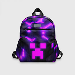 Детский рюкзак Майнкрафт розовый, цвет: 3D-принт