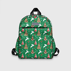 Детский рюкзак Рождественские кролики, цвет: 3D-принт