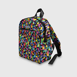 Детский рюкзак Разноцветные кролики, цвет: 3D-принт — фото 2