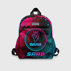 Детский рюкзак Saab - neon gradient, цвет: 3D-принт