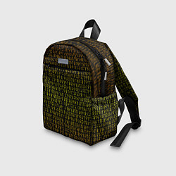 Детский рюкзак Золотой рунический алфавит, цвет: 3D-принт — фото 2