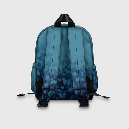 Детский рюкзак Абстракция синий / 3D-принт – фото 2