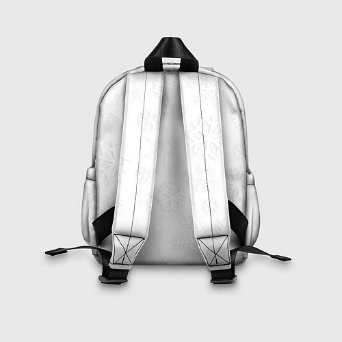 Детский рюкзак Новогодние снежинки 2023 / 3D-принт – фото 2