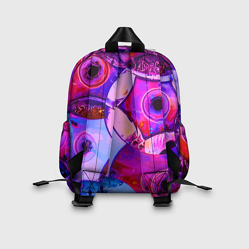 Детский рюкзак DJ Scratchy in pink glasses / 3D-принт – фото 2