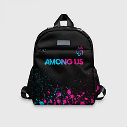 Детский рюкзак Among Us - neon gradient: символ сверху