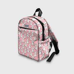 Детский рюкзак Зайчики паттерн, цвет: 3D-принт — фото 2