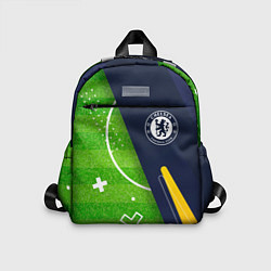 Детский рюкзак Chelsea football field, цвет: 3D-принт